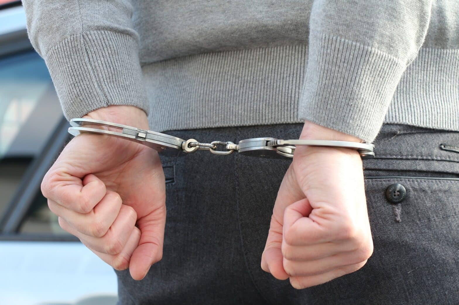 man in handcuffs